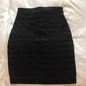Black Size 00 Express Pencil Skirt